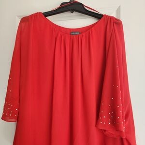 Vince Camuto 2X boat sleeve blouse